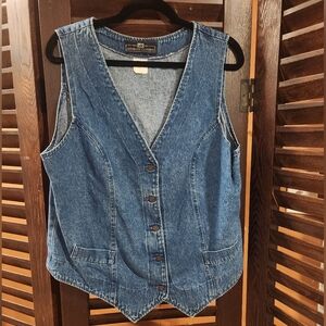 Vintage Lee Blue Denim Vest 2BB